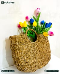 Sea Grass Bag (Without Flowers) Decoration Basket_img_4