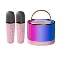 ✅🥰K52 Wireless Portable Speaker With Microphone K52 Karaoke Speaker with 1-2 Microphone RGB Portable Music Player Karaoke Machine Update ^ Version of K12 Karaoke Speaker মাইক্রোফোন বক্স ✅🥰_img_1