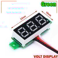 LED Display Mini 0.28 inch DC 0 -100V Digital Voltmeter 100V Volt Panel Indicator Monitor Voltage Meter-1PCS - Compact Digital Voltmeter -Green_img_7