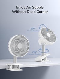 Rechargeable 3-in-1 Clip Fan – Portable, Adjustable & Multi-Functional Cooling Solution_img_0