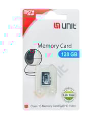 UNIT 128GB Memory Card Class 10 Memory Card Full HD Video_img_0