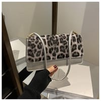 Glossy Tiger print shoulder bag_img_4