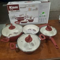 Kiam 7piece ceramic coating Cooker set_img_1