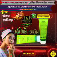 👉🔰Nature Skin Jeju Green Tea Cica Hydrating Facial Foam (152 ml)_img_2