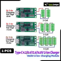 Multi-Cell 2S 3S 4S Type-C Step-Up Boost Charger | 8.4V 12.6V 16.8V LiPo/Li-Ion Battery Charger_img_0