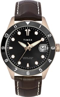 TIMEX Date Display with Magnifier, Black Dial Analog Watch- For Men_img_1