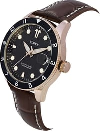 TIMEX Date Display with Magnifier, Black Dial Analog Watch- For Men_img_2