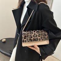 Glossy Tiger print shoulder bag_img_2