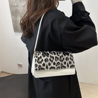 Glossy Tiger print shoulder bag_img_3