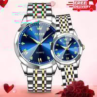 Olevs Stainless Steel fashionable Couple watches_img_0