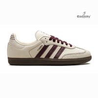 Adidas Samba OG Off-White Maroon Unisex Sneakers_img_0
