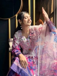 Digital Print Three Piece / Eid collection_img_1