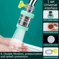Fankiway Universal Interface Activated Carbon Faucet Water Filters Six Layer Water Filter_img_0