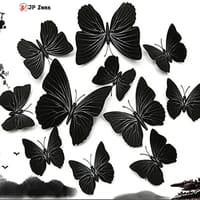 black butterfly wall sticker (242pic)_img_2