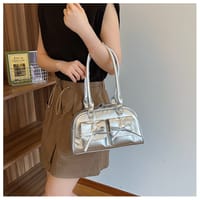 Korean style glossy shoulder bag_img_10