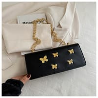 Butterfly stone big size shoulder bag_img_9