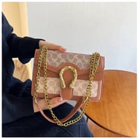 Premium Two compartment with chain Shoulder bag_img_3