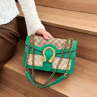 Premium Two compartment with chain Shoulder bag_img_15