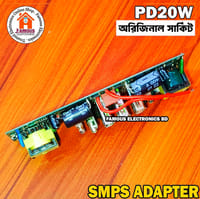 PD20W QC 3.0 fast charging board 220V to 5v 9v 12v dual USB Type C port SMPS Adapter_img_2