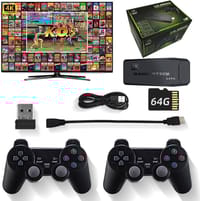 64GB Built-in 20000 Games Stick 2 Wireless controller gamepad 4K HD Video game Console_img_2