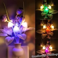 Led Night Light Lamp (Flower Shape, Plug & Play)_img_1
