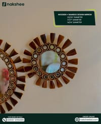 Wooden Mirror 3 piece set 14''+17''+23''_img_1