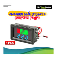 DC 12V-60V Battery Capacity Indicator | Lead-Acid Battery Charge Level LED Tester with Red Digital Voltmeter_img_0