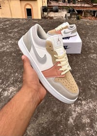Sneakers Model Name! – Aj1 low Cream Brawn_img_1