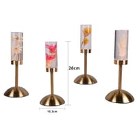 Flower Table Small Lamp, LED Dimmable Desk Lamp for Night Stand_img_5