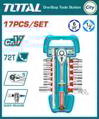 ১৭ পিস হাফ ইঞ্চি হেভী সকেট সেট TOTAL THT121171_img_0