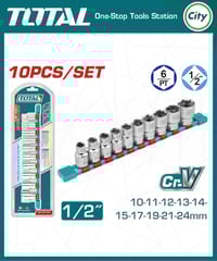 ১০ পিস হাফ ইঞ্চি সকেট সেট TOTAL THT121101_img_0
