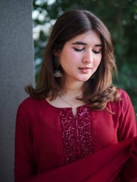 Red Wine Three Pc set_img_4