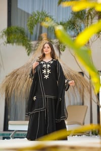 Black kurta palazzo set_img_0
