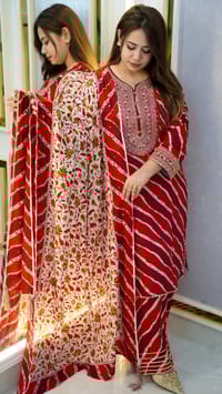 Farshi stitched Dress (Red)_img_1