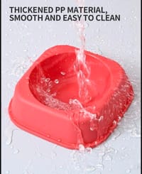 1pc Random Color Paw Prints Cat Bowl, Cat Food Plate, Cat Water Dish, Anti-Tipping Design, Pet Feeding Bowl_img_5