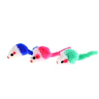 1pcs Furry Pet Cat Toys Mice, Cat Toy Mouse, Pet Toys for Cats, Cat Catcher for Feather Tails(2 no mouse)_img_0