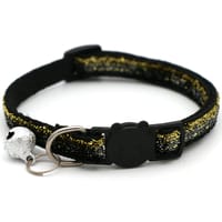 Adjustable Sparkling Pet Cat Collar With Bell_img_0