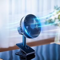 Rechargeable 3-in-1 Clip Fan – Portable, Adjustable & Multi-Functional Cooling Solution_img_2