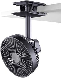 Rechargeable 3-in-1 Clip Fan – Portable, Adjustable & Multi-Functional Cooling Solution_img_4