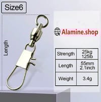 Mini Fishing Swivel (50pis)- সুইবল অথবা লক (৫০ পিছ)_img_1