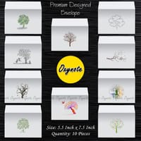 10 Pieces Premium Designed Envelope of 10 Different Designs by OXYNOTE_img_0