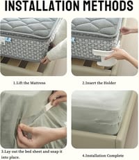 Smart Bedsheet Lock Holder for All Mattress Sizes (4 Pieces) – No More Sheet Slipping!_img_0
