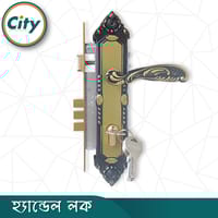 এবি ব্লাক রঙের ডোর লক উচ্চ সুরক্ষার স্ট্যান্ডার্ড সাইজের হ্যান্ডেল লক প্রধান দরজার লক Door Lock_img_1