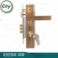 সি এফ রঙের ডোর লক উচ্চ সুরক্ষার স্ট্যান্ডার্ড সাইজের হ্যান্ডেল লক প্রধান দরজার লক Door Lock_img_1