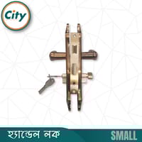 সি এফ রঙের ছোট আকারের হ্যান্ডেল লক ভিতরের রুমের জন্য নব সহ দরজার লক Door Lock_img_3