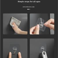 Transparent Strong Self Adhesive Wall Hook_img_4