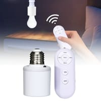 LED Lamp Holder with Wireless Remote & Timer_img_4