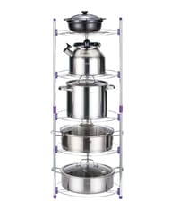 Super Pot Stand 5 Layer Multi-Function Kitchen Pot Rack Stand Organizer_img_2
