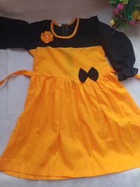 বাচ্চা মেয়েদের সুতি কাপড়ের ফুল হাতার জামা।_img_2