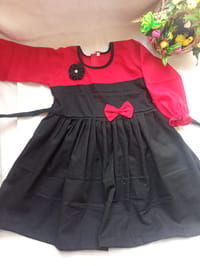 বাচ্চা মেয়েদের সুতি কাপড়ের ফুল হাতার জামা।_img_3